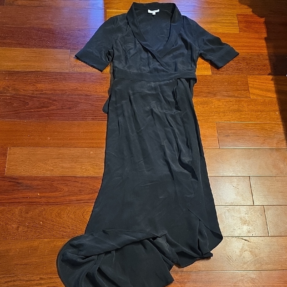 Equipment Silk Wrap Dress